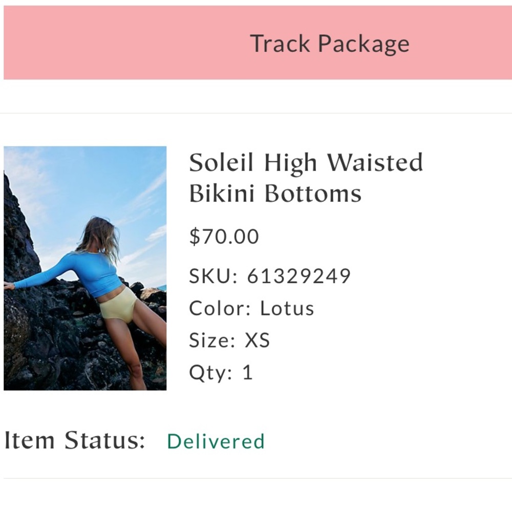 Soleil highwasted bikini bottoms